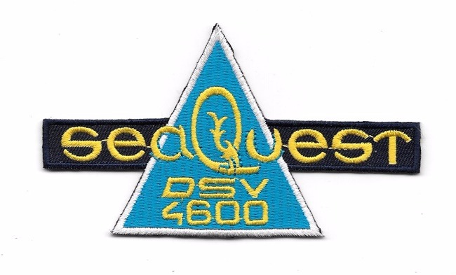 SeaQuest TV Series DSV 4600 Chest Logo Embroidered Patch, NEW UNUSED picture