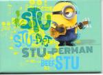 Minions Movie Minion Stu Stu-Art STU-PERMAN Beef STU Refrigerator Magnet UNUSED