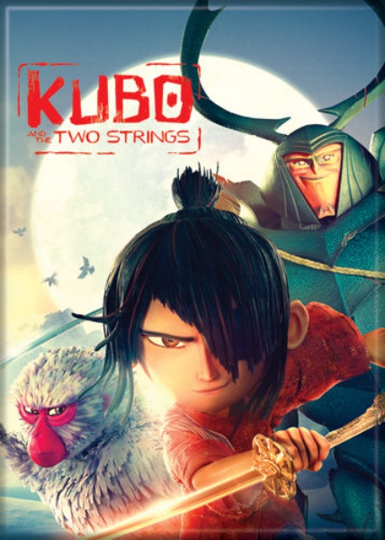 Kubo and the Two Strings Animated Movie Beetle & Monkey Refrigerator Magnet NEW