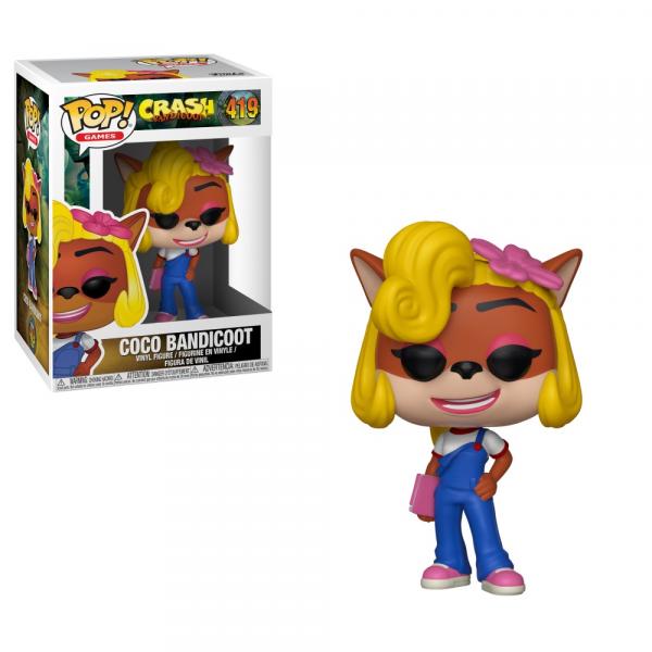 Crash Bandicoot Video Game Coco Bandicoot POP! Vinyl Figure #419 FUNKO NEW MIB picture