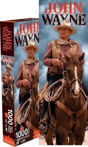 John Wayne Western Movie Riding a Horse Photo 1000 Pc Jigsaw Puzzle, NEW SEALED picture