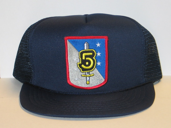 Babylon 5 Shield Uniform Logo Patch on a Blue Baseball Cap Hat NEW