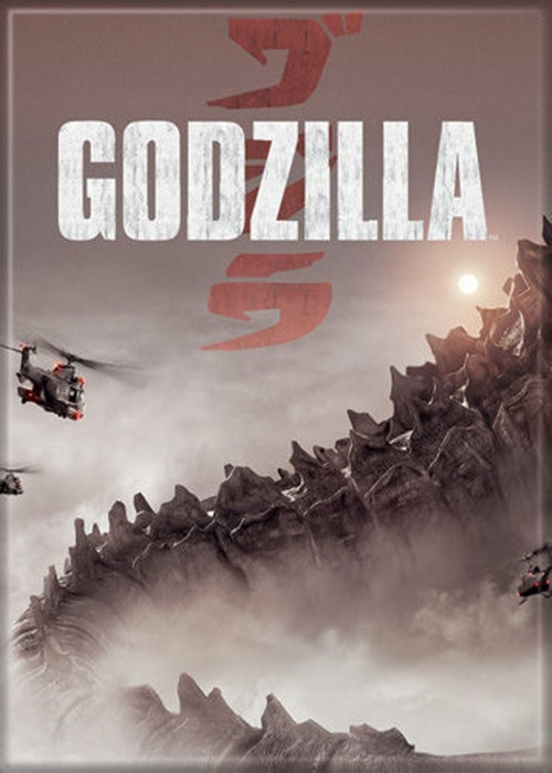 Godzilla Tail Movie Poster Photo Refrigerator Magnet 2014, NEW UNUSED