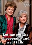 The Golden Girls Blanche & Dorothy Get The Cheesecake Photo Refrigerator Magnet