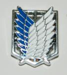 Attack on Titan Scouting Legion Small Shield Logo Metal Enamel Pin NEW UNUSED