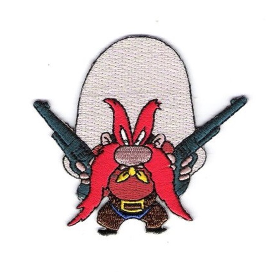 Looney Tunes Yosemite Sam Figure with Six-Guns Embroidered Patch NEW UNUSED picture