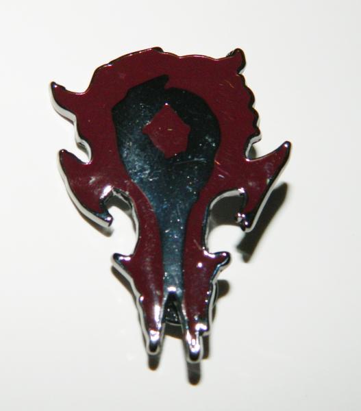 World of Warcraft Video Game The Horde Logo Metal Enamel Pin NEW UNUSED