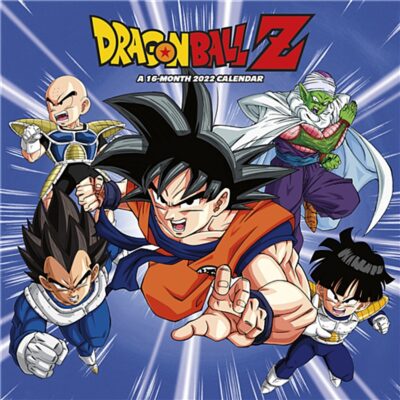 Dragon Ball Z 16 Month 2022 Anime Images Wall Calendar NEW SEALED