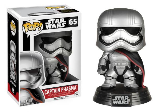 Star Wars The Force Awakens Captain Phasma Vinyl POP Figure Toy #65 FUNKO NEW picture