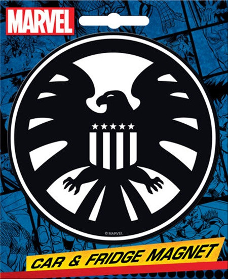 Marvel Comics S.H.I.E.L.D Eagle Logo Die-Cut Car Magnet NEW UNUSED