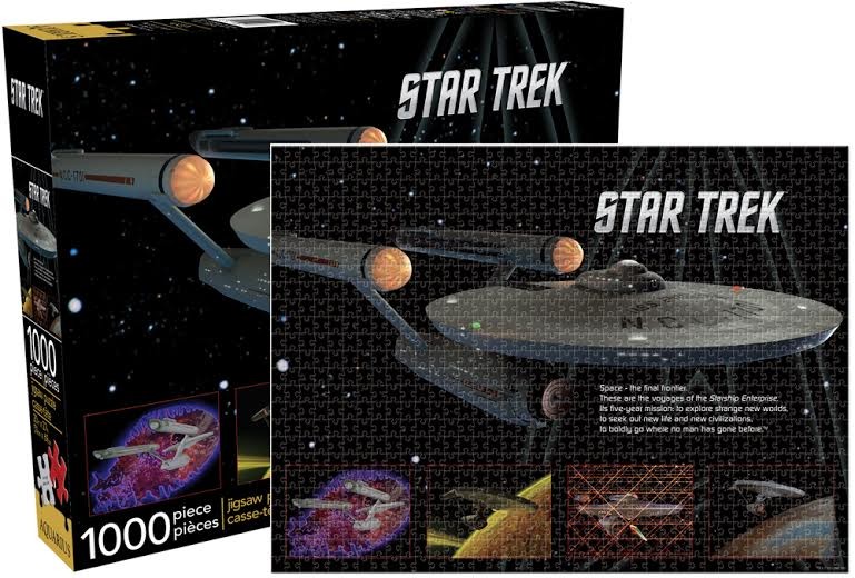 Star Trek: The Original Series NCC-1701 Enterprise 1000 Piece Jigsaw Puzzle, NEW picture