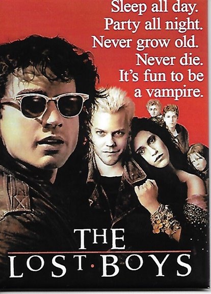 The Lost Boys Movie One Sheet Poster Image Refrigerator Magnet NEW UNUSED