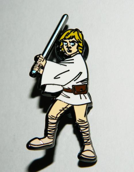 Star Wars Celebration Chicago 2019 Luke Skywalker Figure Metal Enamel Pin NEW