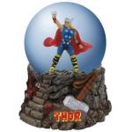 Marvel Comics The Mighty Thor with Raised Hammer 100 mm Water Globe, NEW BOXED