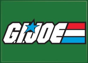 G.I. Joe Name Logo Comic Art Refrigerator Magnet NEW UNUSED