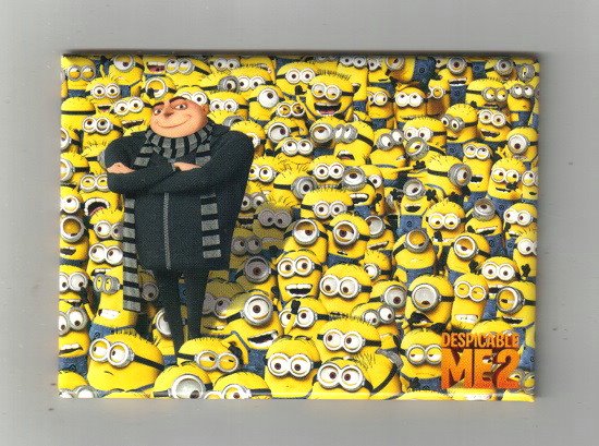 Despicable Me Movie Gru Surrounded By Minions Refrigerator Magnet, NEW UNUSED picture