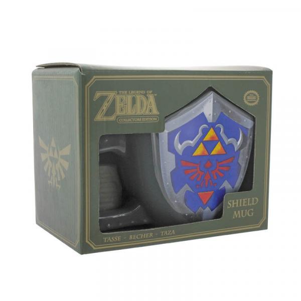 Nintendo The Legend of Zelda Princess Hylian Shield Logo 18 oz Ceramic Mug, NEW