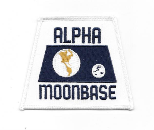 Space: 1999 TV Series Alpha Moonbase Model Logo Embroidered Patch, NEW UNUSED picture