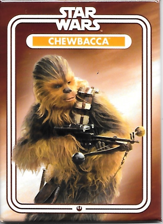 Star Wars Chewbacca with Bowcaster Photo Image Refrigerator Magnet NEW UNUSED