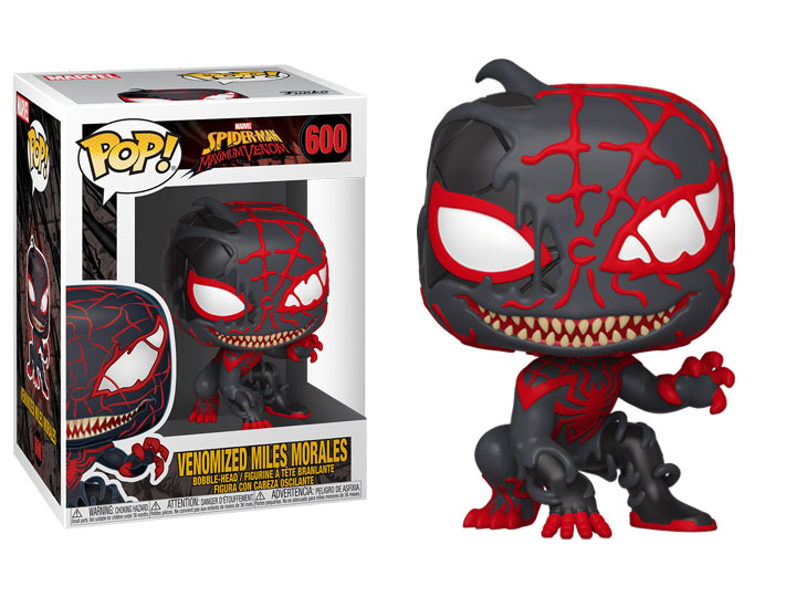 Marvel Comics Venomized Miles Morales Vinyl POP! Figure Toy #600 FUNKO NEW MIB