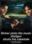 Supernatural TV Series  ShotGun Shuts Cakehole Refrigerator Magnet NEW UNUSED