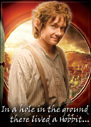 The Hobbit Bilbo Baggins Photo Image Refrigerator Magnet Lord of the Rings NEW