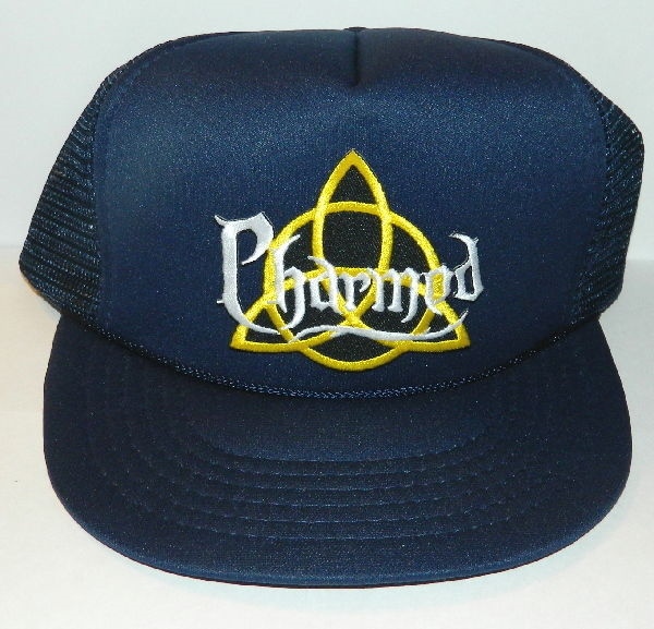 Charmed TV Show Power of Three Name Logo Patch on a Black Baseball Cap Hat NEW