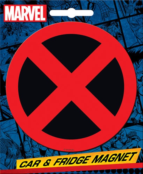 Marvel Comics The X-Men Large Red X Logo Die-Cut Car Magnet NEW UNUSED