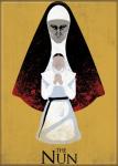 The Nun Horror Movie Art Rendering on Tan Refrigerator Magnet NEW UNUSED