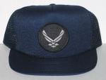 Stargate SG-1 Air Force Wings Patch on a Black Baseball Cap Hat NEW UNWORN