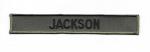 Stargate SG-1 TV Series Jackson Uniform Name Chest Embroidered Patch NEW UNUSED