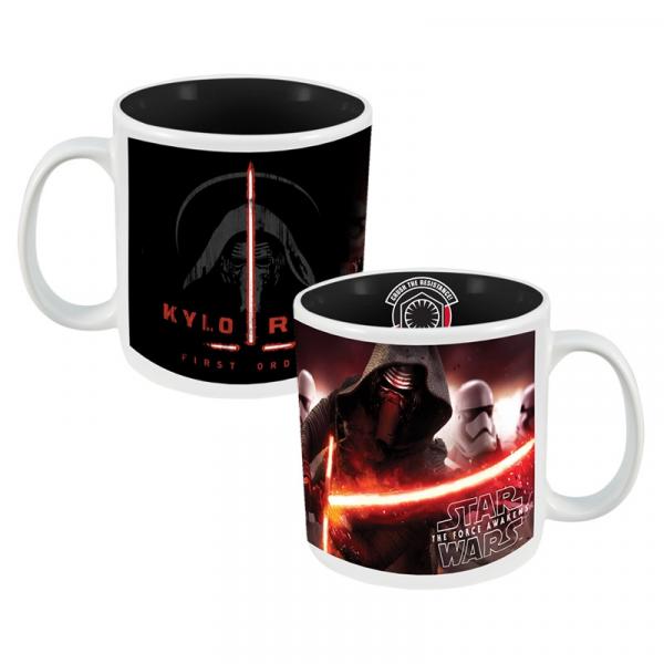 Star Wars Episode 7: The Force Awakens Kylo Rens 20 oz Ceramic Mug, NEW UNUSED picture