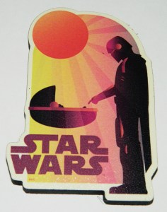 Star Wars The Mandalorian The Child Sunset Chunky 3-D Die-Cut Magnet NEW UNUSED picture