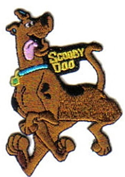 Scooby-Doo Animated TV Show Smiling Figure and Logo Embroidered Patch NEW UNUSED picture