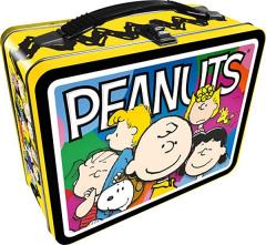 Peanuts Cast Gen 2 Large Carry All 2 Sided Tin Tote Lunchbox NEW UNUSED picture