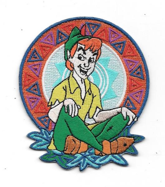 Walt Disney's Peter Pan Sitting & Smiling Figure Patch, NEW UNUSED Out Of Print picture