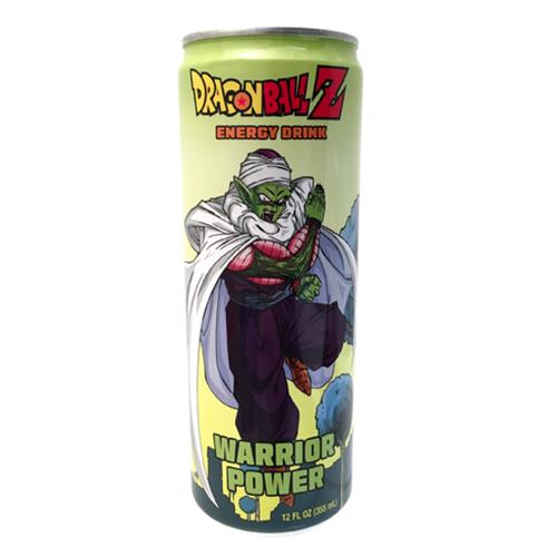 Dragon Ball Z Warrior Power Energy Drink 12 oz Illustrated Cans Case of 12 NEW