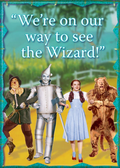 The Wizard of Oz "We're on our way to see the Wizard" Photo Fridge Magnet NEW picture