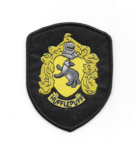 Harry Potter House of Hufflepuff Robe Logo Embroidered Patch NEW UNUSED picture