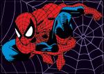 Marvel Comics Spider-Man On A Spider Web Refrigerator Magnet NEW UNUSED