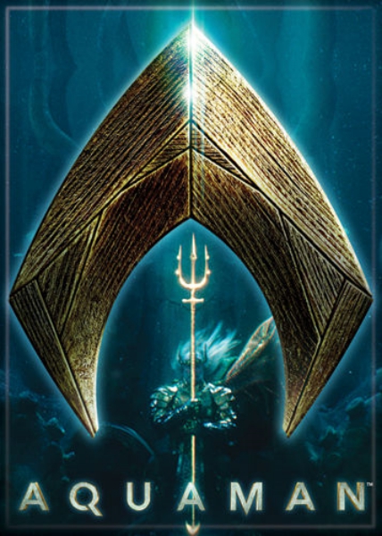 Aquaman Movie Aquaman's Logo Image Photo Refrigerator Magnet NEW UNUSED picture