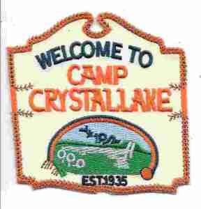 Friday The 13th Movie Camp Crystal Lake Sign Embroidered Patch Style 2 picture