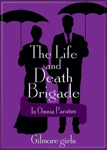 Gilmore Girls TV Series The Life & Death Brigade Refrigerator Magnet NEW UNUSED
