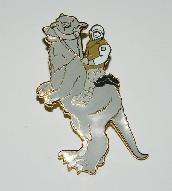 Star Wars: The Empire Strikes Back Luke on Tauntaun Metal Enamel Pin 1994 UNUSED picture