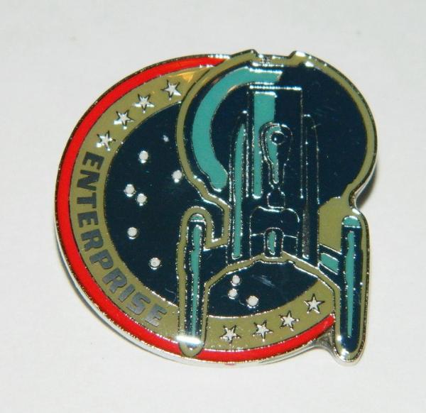 Star Trek: Enterprise TV Series Shoulder Patch Logo Metal Enamel Pin NEW UNUSED