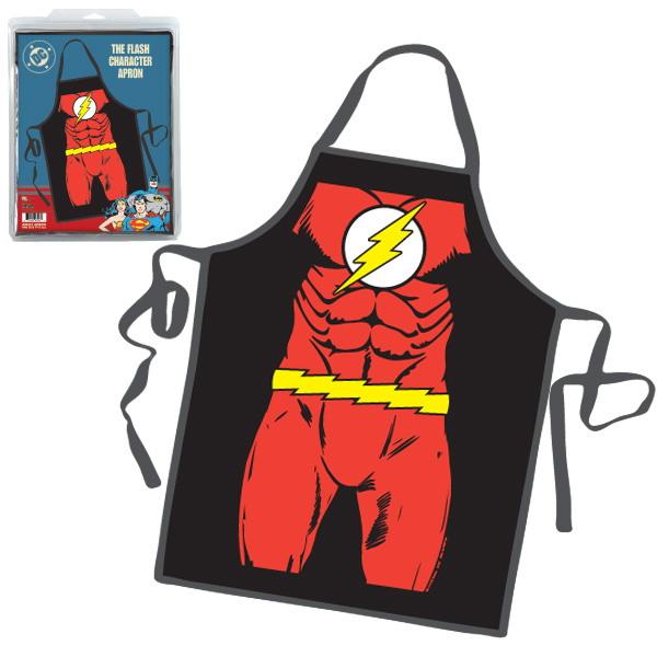 The Flash Character Be The Hero Costume Adult Polyester Apron, NEW SEALED picture