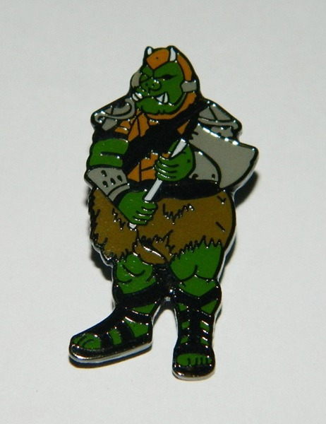 Star Wars Gamorrean Guard Figure Cloisonne Metal Pin 1993 NEW UNUSED picture