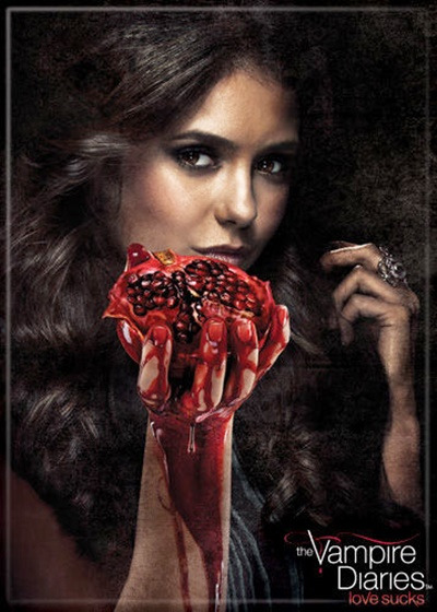 The Vampire Diaries TV Series Elena w/ Pomegranate Photo Refrigerator Magnet NEW