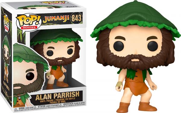 Jumanji Movie Alan Parrish Vinyl POP! Figure Toy #843 FUNKO NEW MIB picture