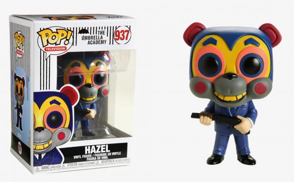 The Umbrella Academy TV Hazel with Mask Vinyl POP! Figure Toy #937 FUNKO MIB picture